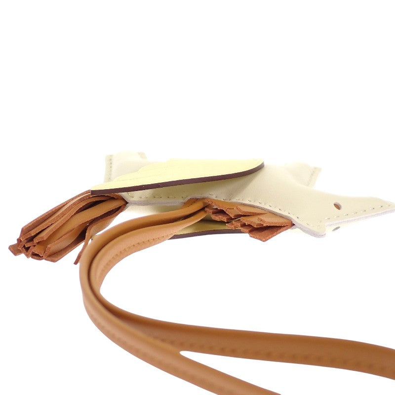 Hermès HERMES Rodeo Pegasus PM Bag Charm Agneau Milo Beige Brown Women's [Used] [A Rank]