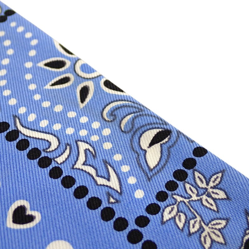 Hermès Twilly Entre Ciel et mer Bandana Scarf Silk Blue Women's [Used] [AB Rank]