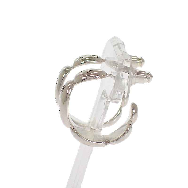 シャネル CHANEL ロゴ フープ ピアス シルバー925 レディース【中古】【Aランク】