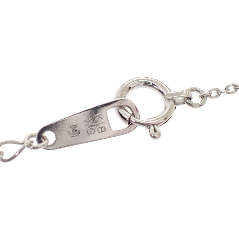 タサキ TASAKI リングモチーフ ネックレス K18ホワイトゴールド レディース【中古】【Aランク】