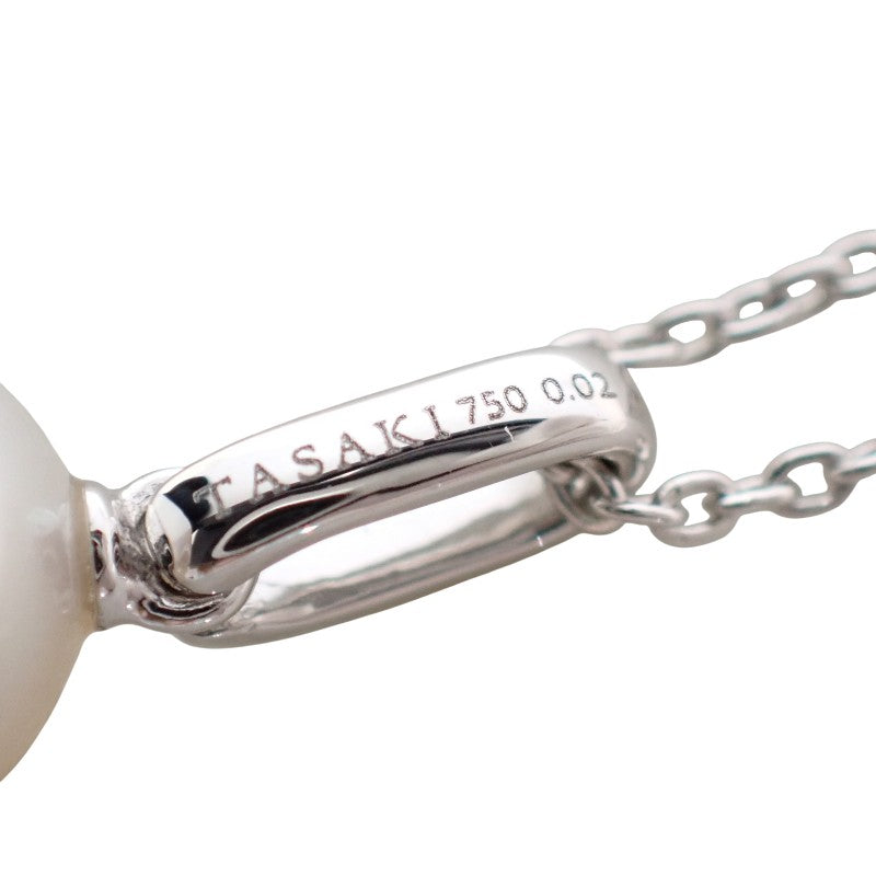 タサキ TASAKI アコヤパール 3連 ネックレス K18ホワイトゴールド