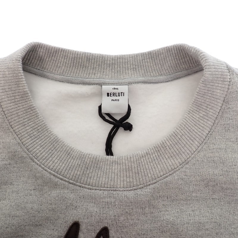 ベルルッティ Berluti レザースクリットクルーネック M R25JRL81-002