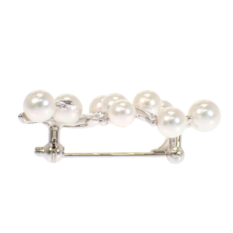 MIKIMOTO Happiness Tree PB-357S Brooch Silver 925 Akoya Pearl Silver Women's [Used] [A Rank]