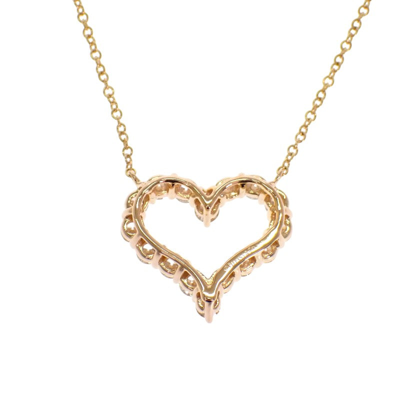 ティファニー TIFFANY&Co. センチメンタルハート ネックレス K18イエローゴールド ダイヤモンド ゴールド レディース【中古】【Aランク】