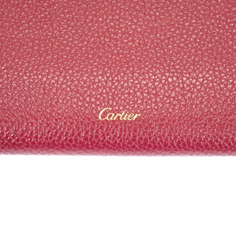 Cartier Panthère Wallet L3002080 Long Wallet Calf Bordeau Gold Hardware Women's [Used] [AB Rank]