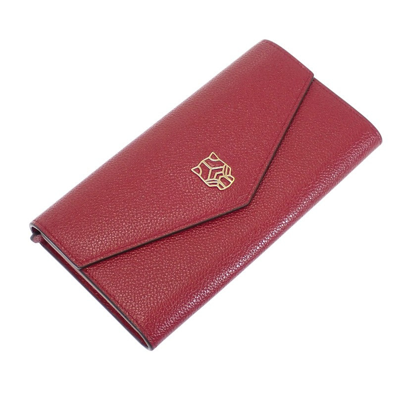 Cartier Panthère Wallet L3002080 Long Wallet Calf Bordeau Gold Hardware Women's [Used] [AB Rank]
