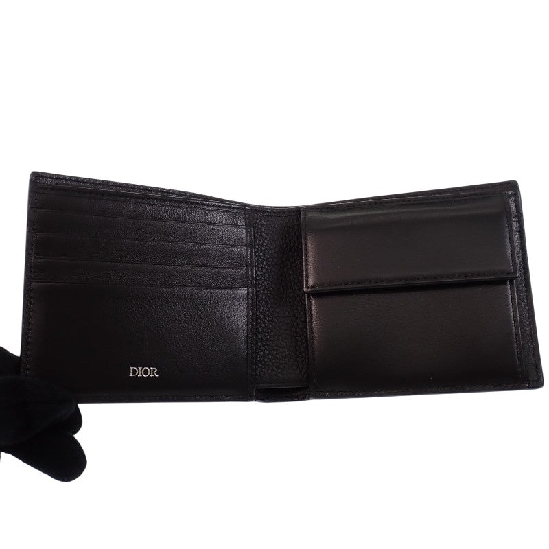 クリスチャンディオール Christian Dior コンパクトウォレット ロゴ