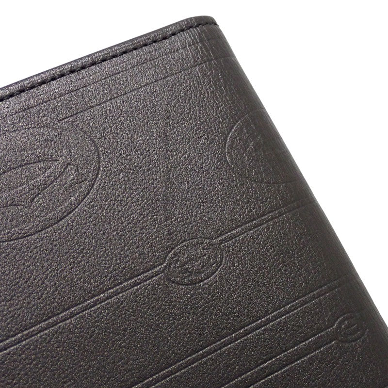 Cartier Pasha de Cartier L3001212 Long Wallet Calf Black Men's [Used] [A Rank]