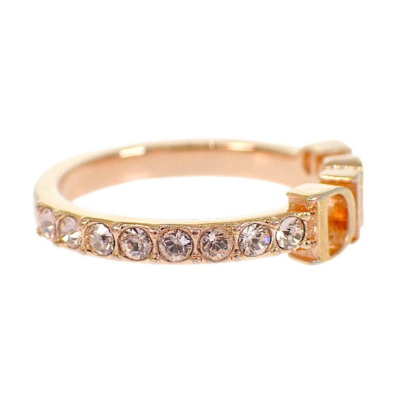 Dior Dio(r)evolution Ring 10.5 (US 5.5) R2700WOMCY_D12P Metal Crystal Pink Gold Women's [Used] [AB Rank]