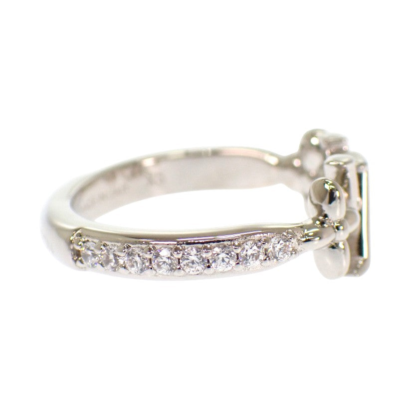 Louis Vuitton LV Iconic Ring Size 7 XS M1188X Metal Palladium Silver Women's [Used] [A Rank]