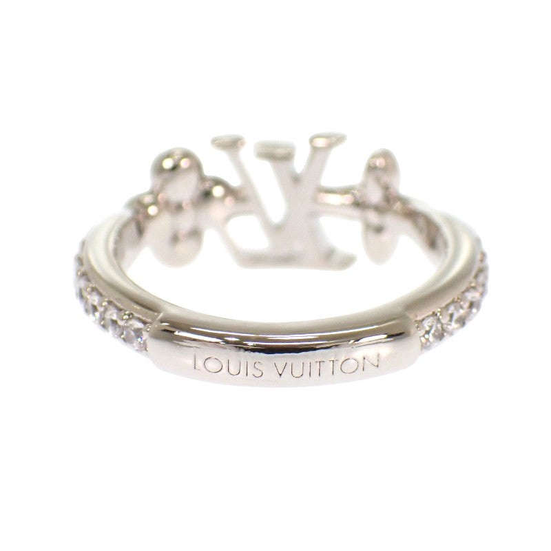 Louis Vuitton LV Iconic Ring Size 7 XS M1188X Metal Palladium Silver Women's [Used] [A Rank]