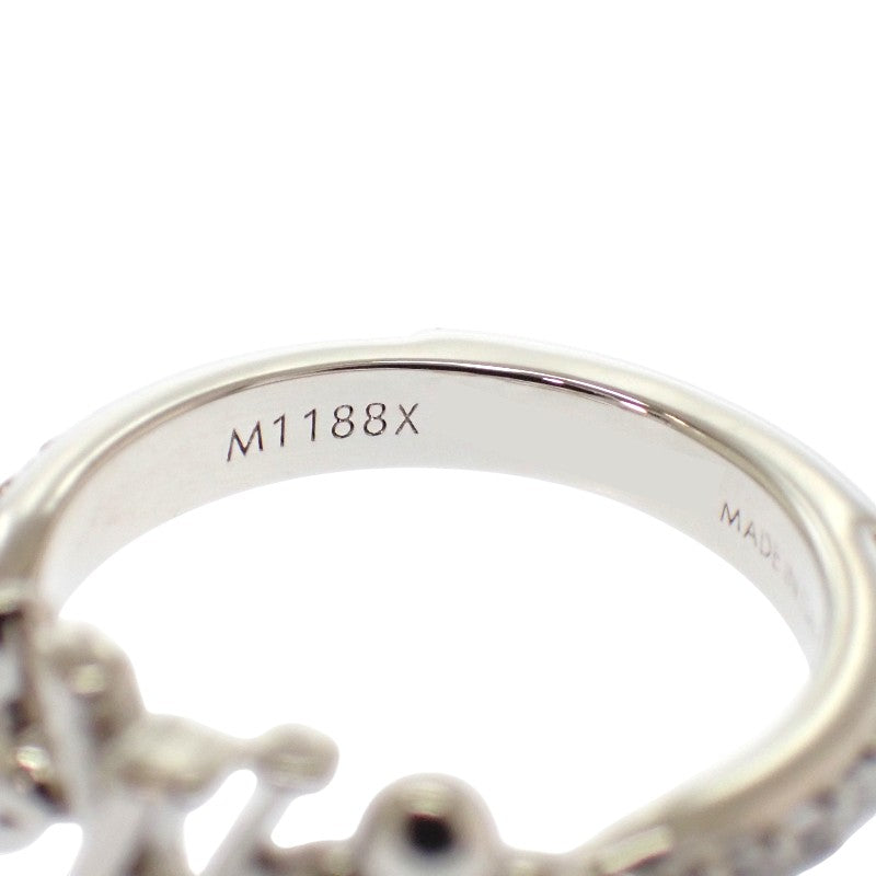 Louis Vuitton LV Iconic Ring Size 7 XS M1188X Metal Palladium Silver Women's [Used] [A Rank]