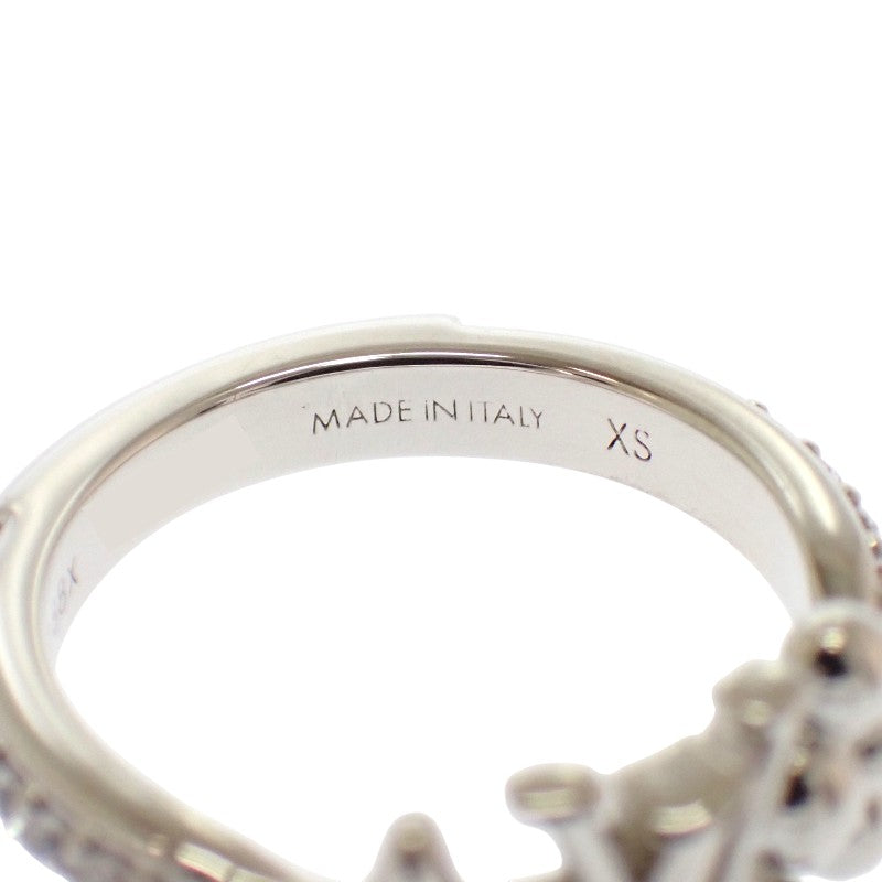 Louis Vuitton LV Iconic Ring Size 7 XS M1188X Metal Palladium Silver Women's [Used] [A Rank]