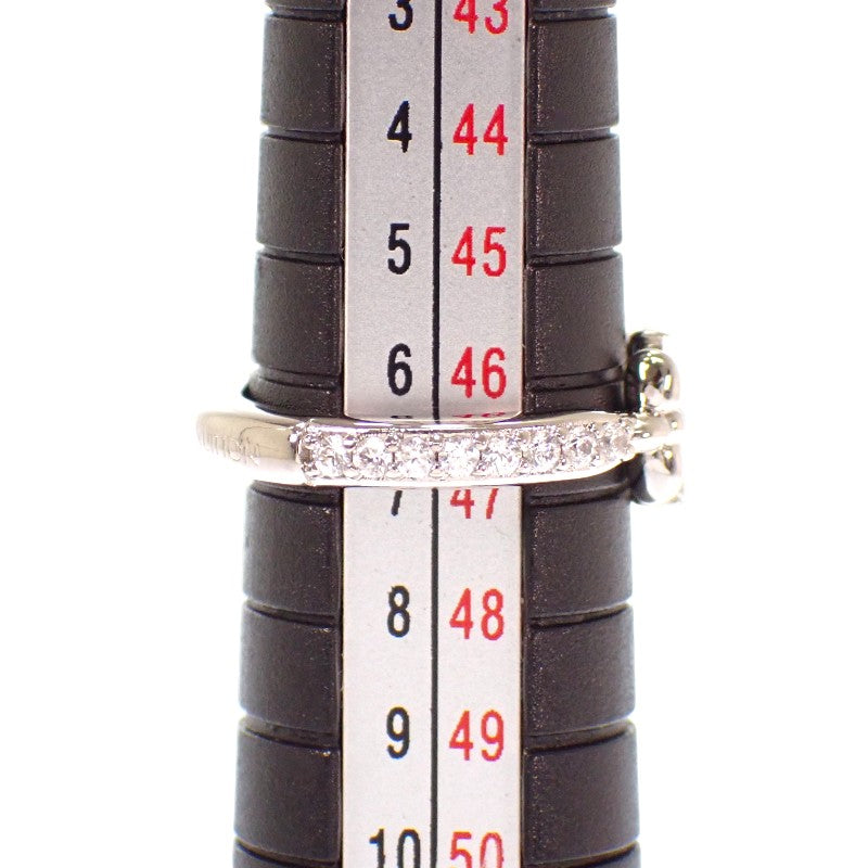 Louis Vuitton LV Iconic Ring Size 7 XS M1188X Metal Palladium Silver Women's [Used] [A Rank]