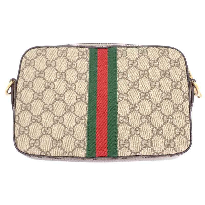 グッチ GUCCI ダブルG オフィディアショルダー 699439 2WAYバッグ クラッチバッグ GGスプリームキャンバス レザー ブラウン レディース メンズ【中古】【ABランク】