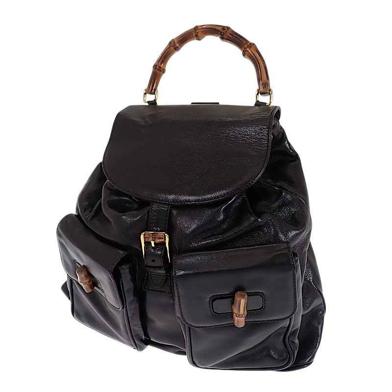 グッチ GUCCI バンブー リュックサック バックパック ヴィンテージ 003