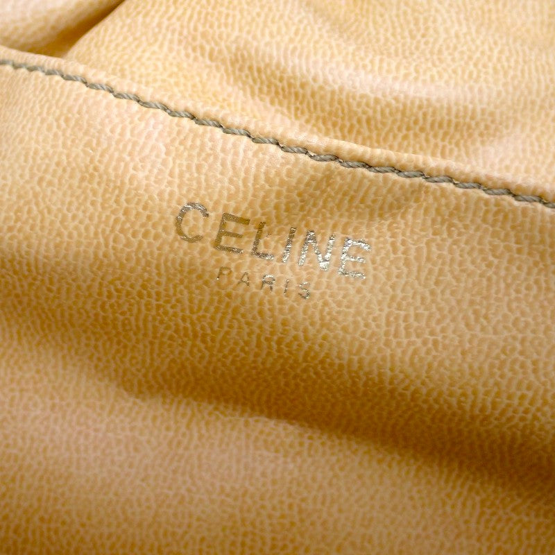 Celine CELINE Clasp Shoulder Bag Old Vintage Shoulder Bag Leather Black Gold Hardware Women's [Used] [AB Rank]