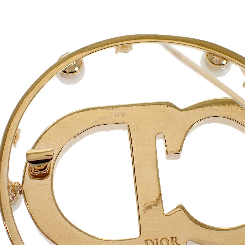 ディオール Dior clair D Lune V0412CDLRS_D301 ブローチ メタル レジンパール ゴールド レディース【中古】【Aランク】