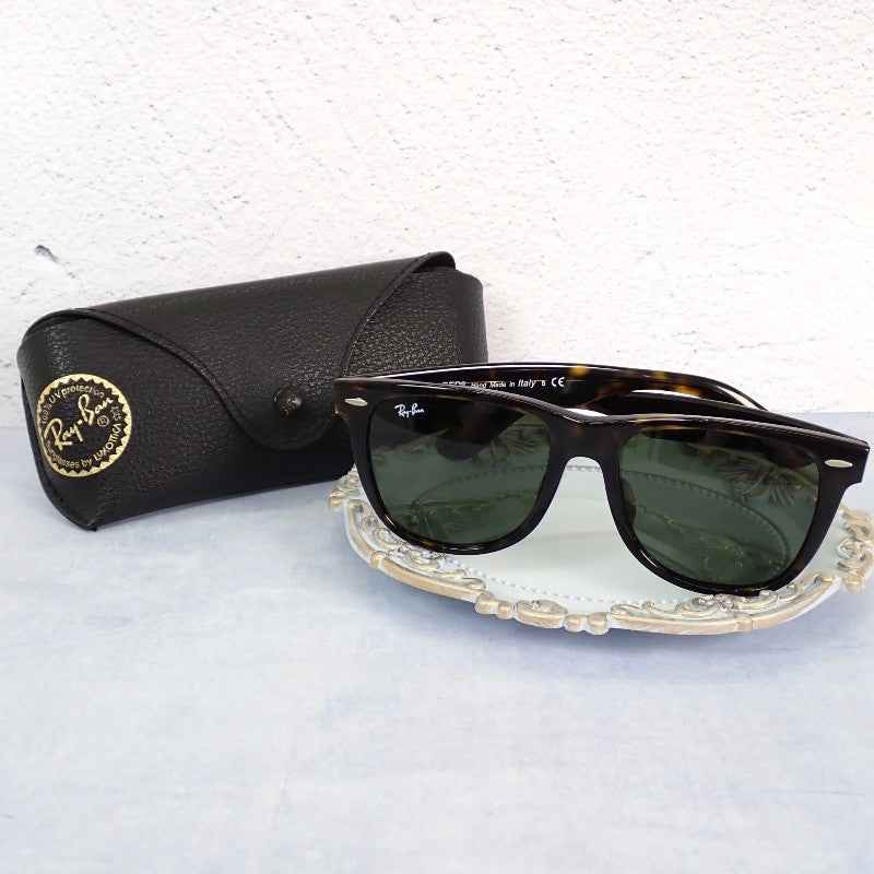 レイバン Ray-Ban WAYFARER ウェイファーラー BR2140-F サングラス アセテート ブラウン べっこう柄 メンズ レディース【中古】【ABランク】