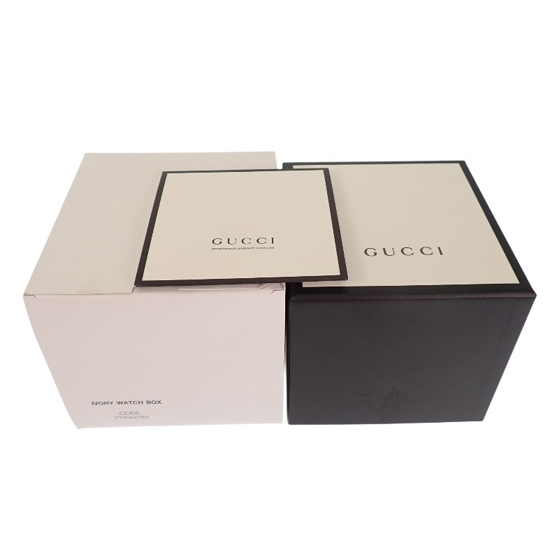 グッチ GUCCI Gタイムレス YA1265047 腕時計 ステンレススチール ピンク シルバー クオーツ ピンク文字盤 シルバー金具 レディース【中古】【SAランク】