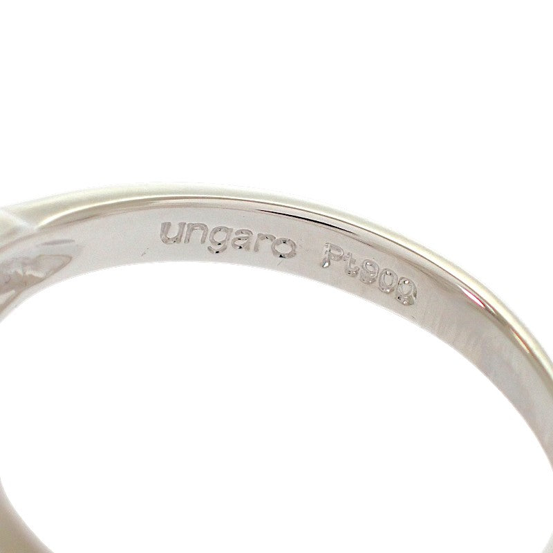 ungaro デザインジュエリー 10.5号 リング Pt900プラチナ ダイヤモンド レディース【中古】【Aランク】