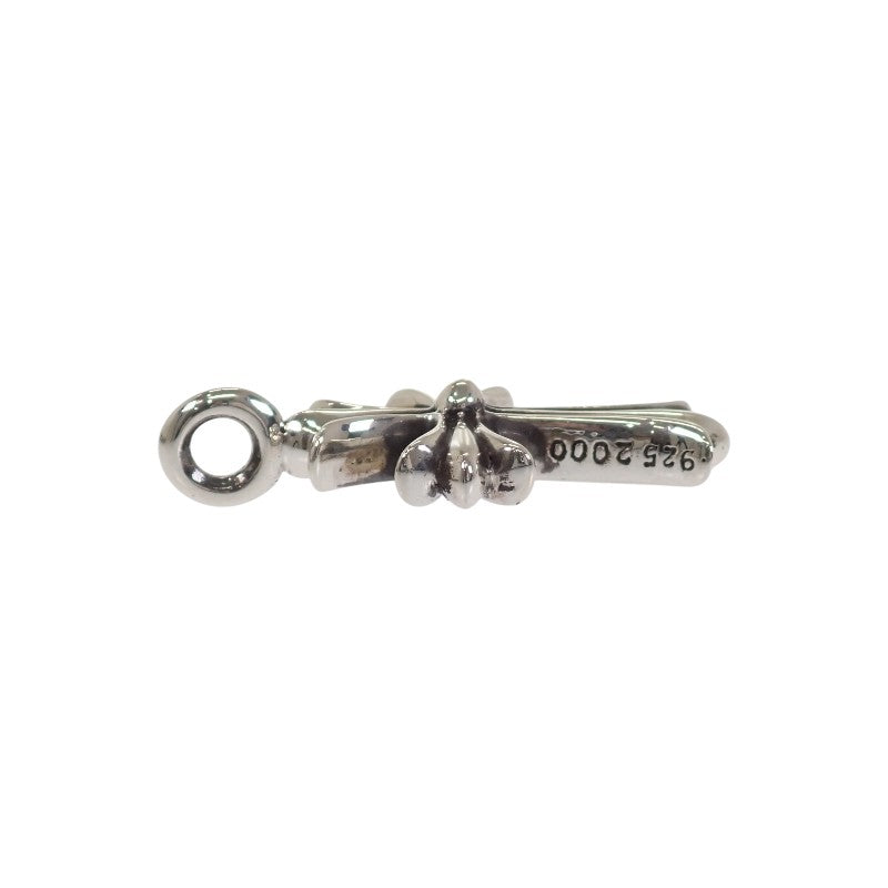 クロムハーツ CHROME HEARTS タイニーCH クロスチャーム 2000 ペンダントトップ シルバー925 ピンクサファイヤ メンズ レディース【中古】【Aランク】