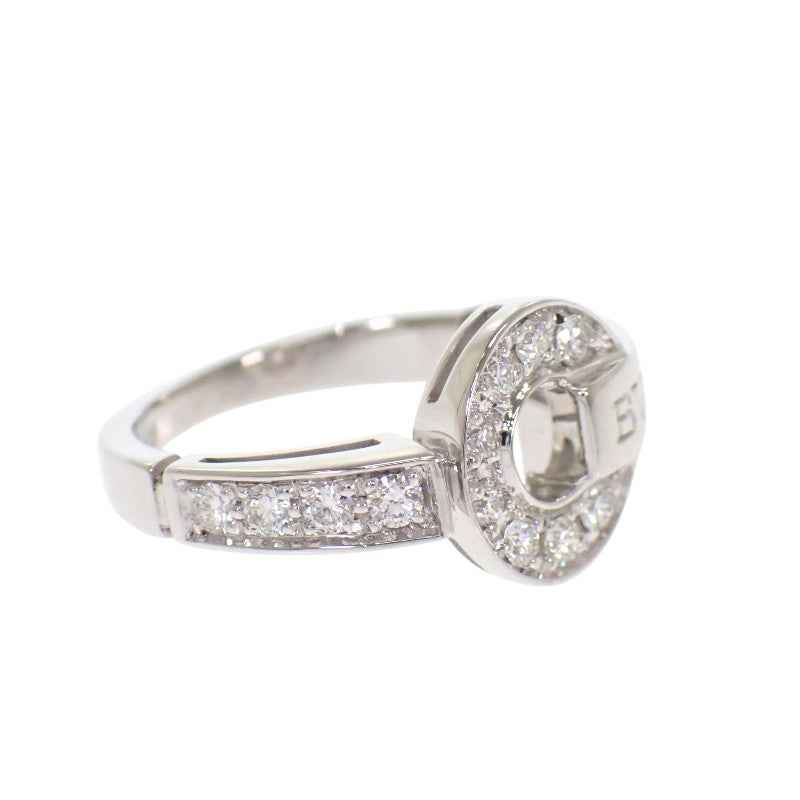 ホワイトゴールド ダイヤ リング 7号 ブルガリ BVLGARI 7号 343168 リング K18ホワイトゴールド