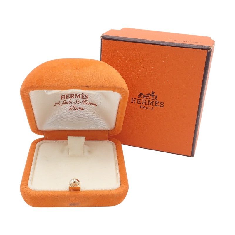 エルメス HERMES シェーヌダンクル ヴィンテージ 13号 リング K18イエローゴールド シルバー925 レディース【中古】【Aランク】