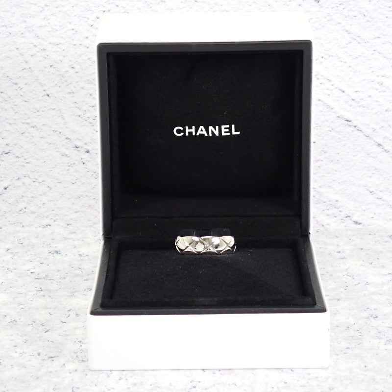 シャネル CHANEL ココクラッシュ 14号 J10570 リング K18ホワイトゴールド レディース【中古】【Aランク】