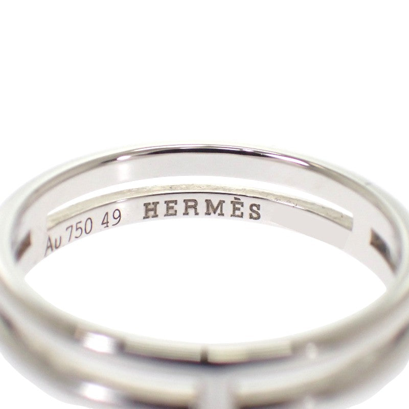 エルメス HERMES アリアンヌ 9号 リング K18ホワイトゴールド レディース【中古】【Aランク】
