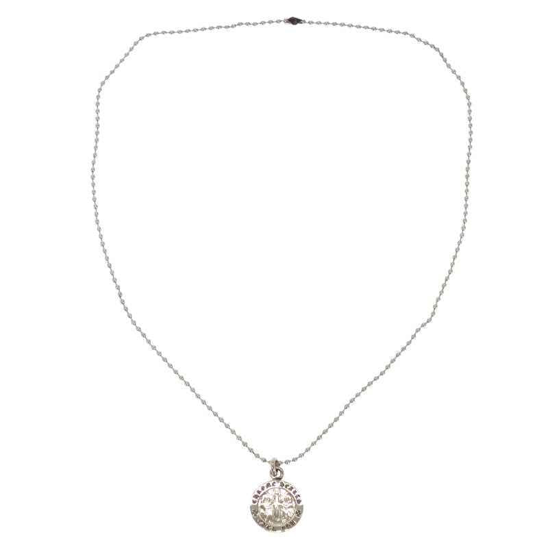 クロムハーツ CHROME HEARTS エンジェルメタル 2352-304-2211-9100 ネックレス シルバー925 メンズ【中古】【ABランク】