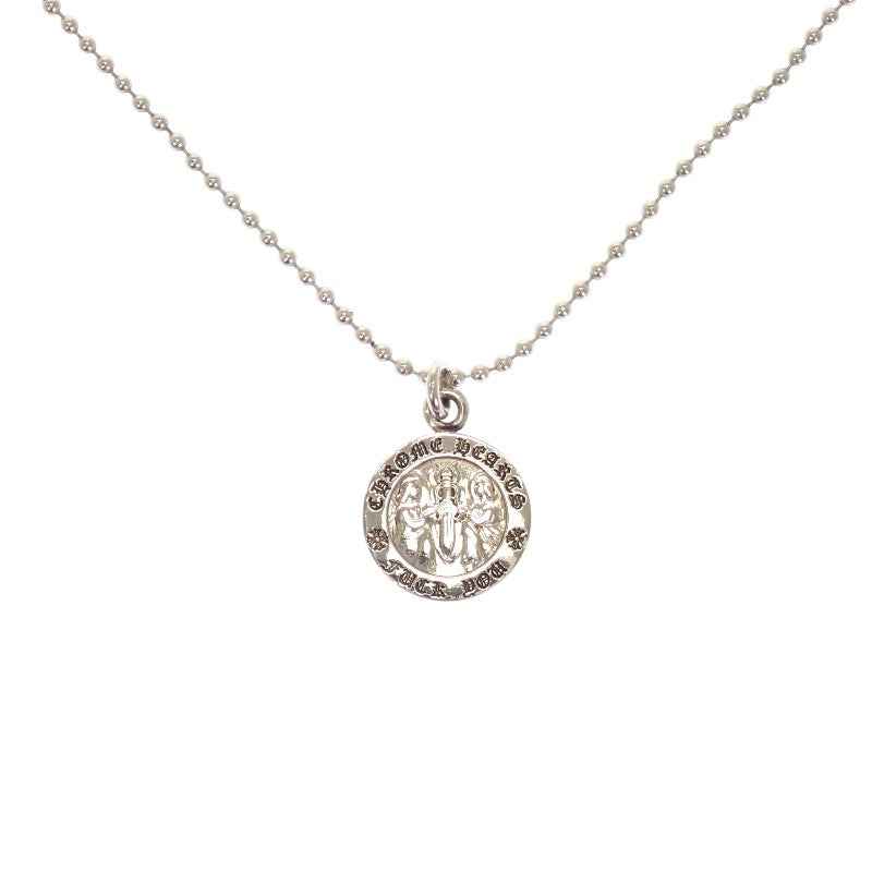クロムハーツ CHROME HEARTS エンジェルメタル 2352-304-2211-9100 ネックレス シルバー925 メンズ【中古】【ABランク】