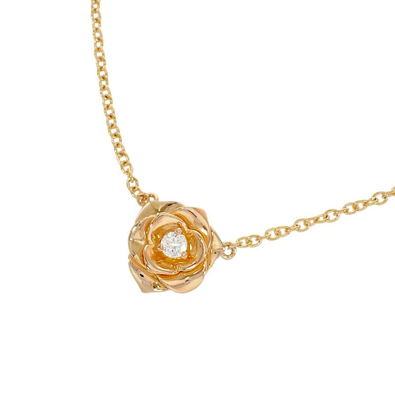 ピアジェ PIAGET ローズ ペンダント G33U0081 ネックレス K18ピンクゴールド ダイヤモンド レディース【中古】【Aランク】