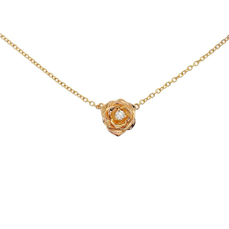 ピアジェ PIAGET ローズ ペンダント G33U0081 ネックレス K18ピンクゴールド ダイヤモンド レディース【中古】【Aランク】