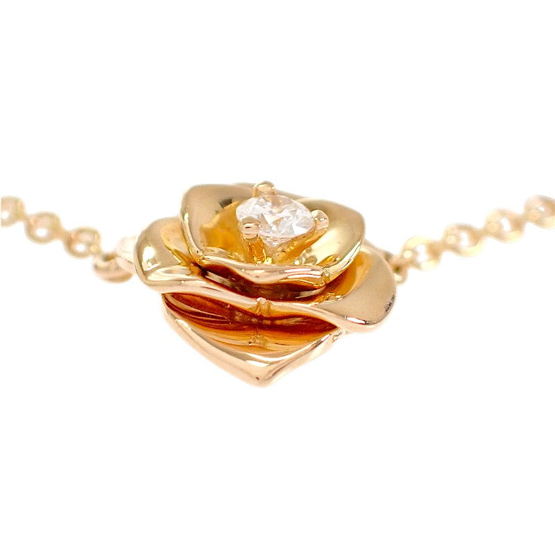 Piaget PIAGET Rose Pendant G33U0081 Necklace K18 Pink Gold Gold Diamond Ladies [Used] [A Rank]