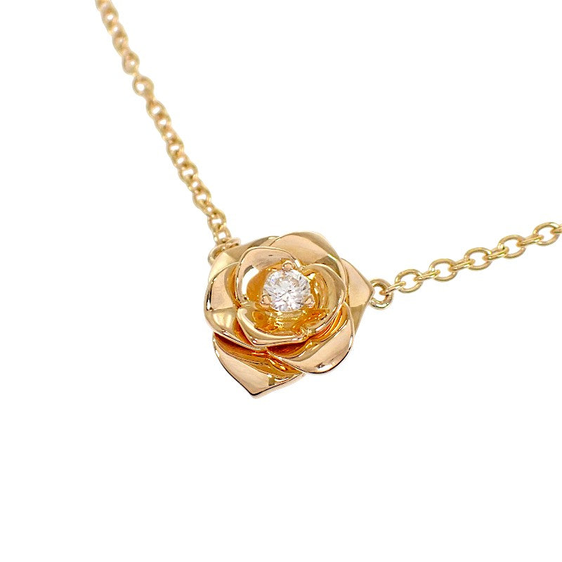 Piaget PIAGET Rose Pendant G33U0081 Necklace K18 Pink Gold Gold Diamond Ladies [Used] [A Rank]