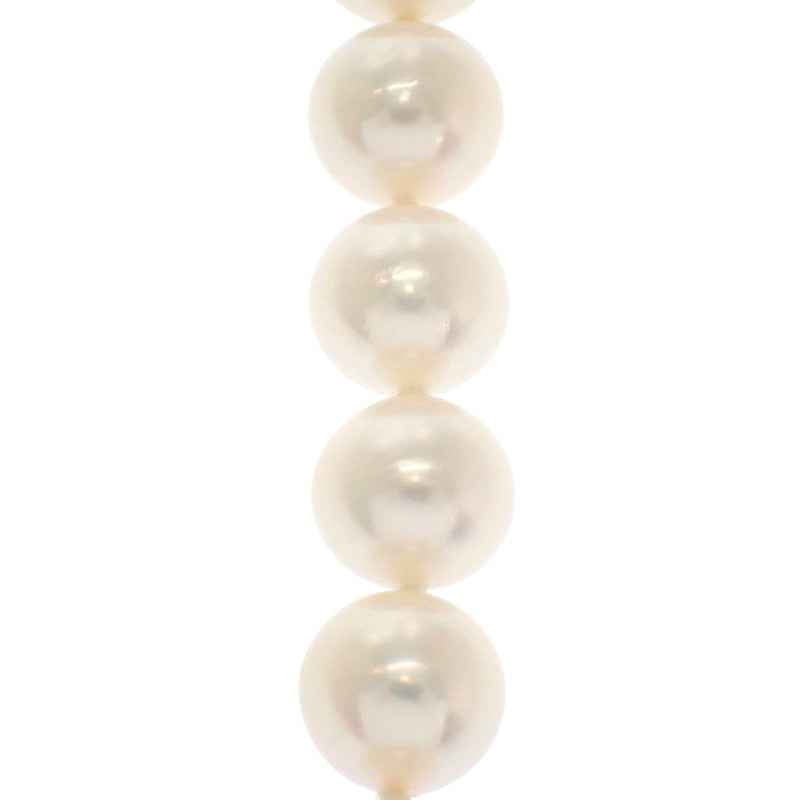ミキモト MIKIMOTO アコヤ パール ネックレス K18ホワイトゴールド