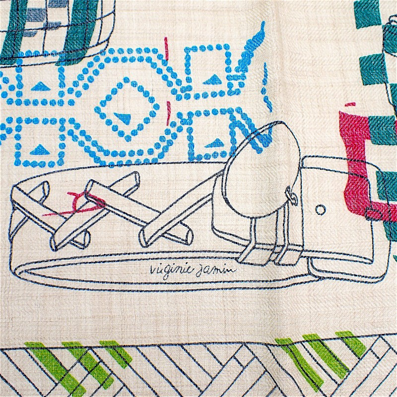 エルメス HERMES レクタングル Colliers de Chiens Imprimeur Fou