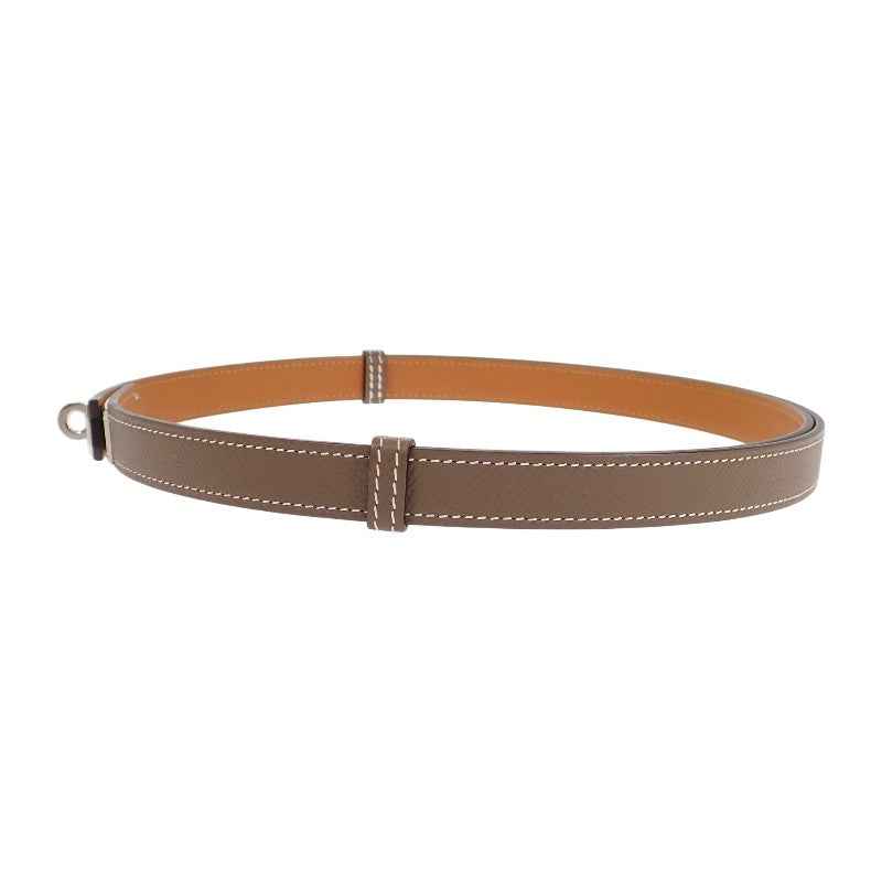エルメス HERMES ケリー18 ベルト ヴォーエプソン ベージュ エトゥープ