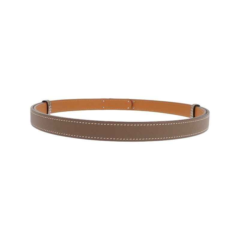エルメス HERMES ケリー18 ベルト ヴォーエプソン ベージュ エトゥープ