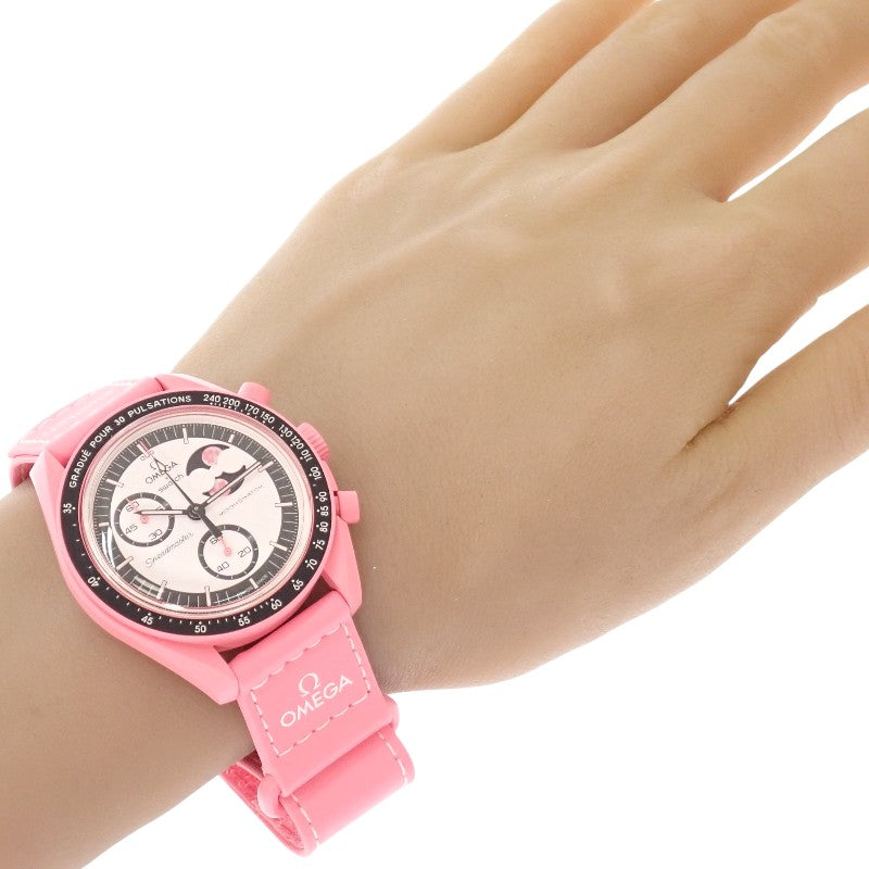 スウォッチ Swatch オメガ OMEGA ミッショントゥザピンク ムーン
