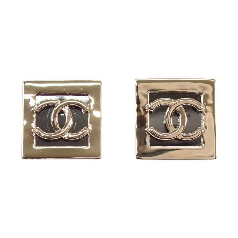 シャネル CHANEL CCスクエア ココマーク ロゴ A23B刻印 ピアス メタル