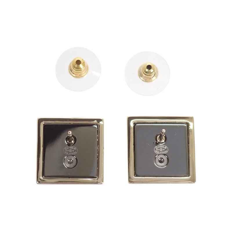 シャネル CHANEL CCスクエア ココマーク ロゴ A23B刻印 ピアス メタル