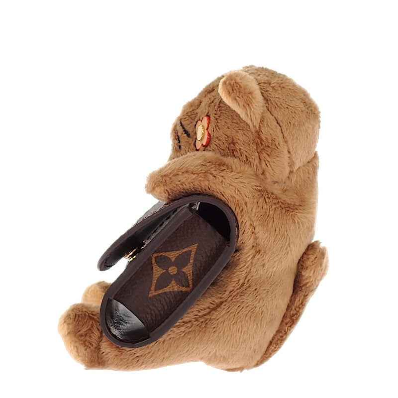 ルイヴィトン LOUIS VUITTON LVキュートモノグラム M03748 バッグチャーム モノグラムキャンバス ブラウン ゴールド金具 レディース【中古】【Aランク】
