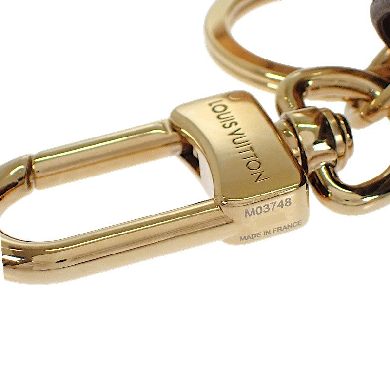 ルイヴィトン LOUIS VUITTON LVキュートモノグラム M03748 バッグチャーム モノグラムキャンバス ブラウン ゴールド金具 レディース【中古】【Aランク】