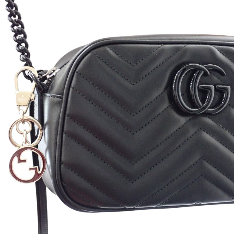 グッチ GUCCI ブロンディキーチェーン 818798_I11DS_8041 バッグチャーム メタル ゴールド ロッソアンコーラ レディース【中古】【Aランク】