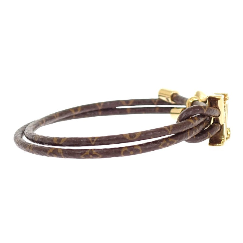 ルイヴィトン LOUIS VUITTON LVブルーム M8416Z ブレスレット モノグラム ブラウン ゴールド金具 レディース【中古】【Aランク】