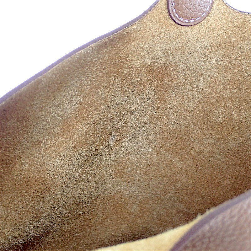 エルメス HERMES ピコタンロック MM ハンドバッグ トリヨンクレマンス ブラウン シルバー金具 レディース【中古】【Aランク】