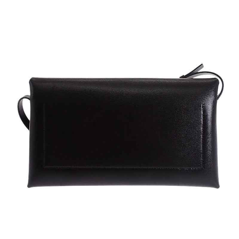 Jil Sander Folded Small J07VL0028P4840 Shoulder Bag Calf Black
