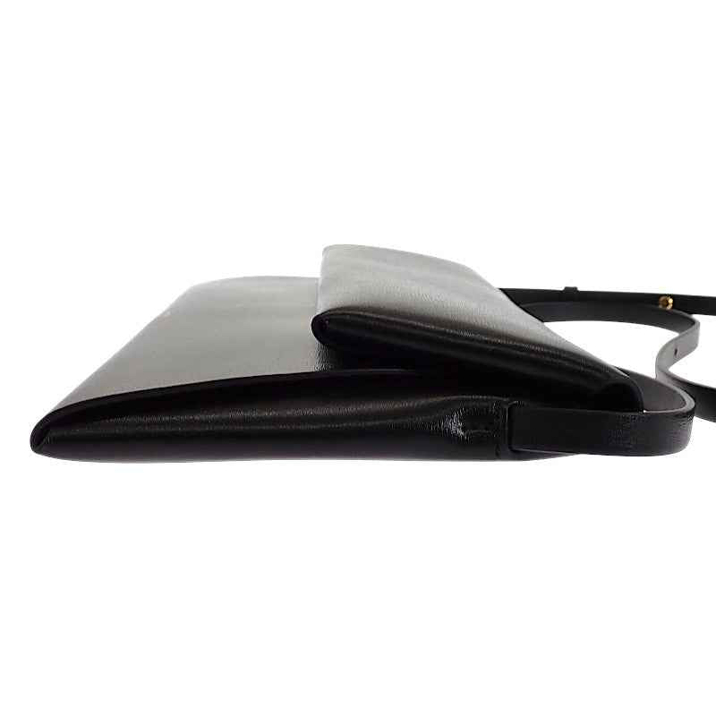 Jil Sander Folded Small J07VL0028P4840 Shoulder Bag Calf Black